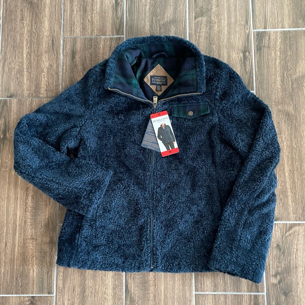 Pendleton Navy Blue Fleece Jacket